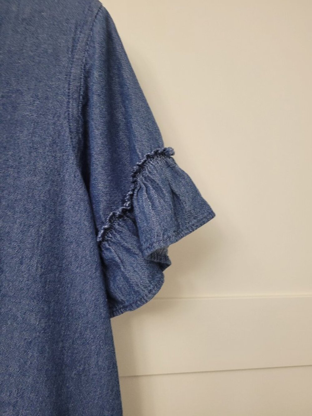 Meadow Rhodes Denim Mini Shirt Dress - Picture 3 of 4